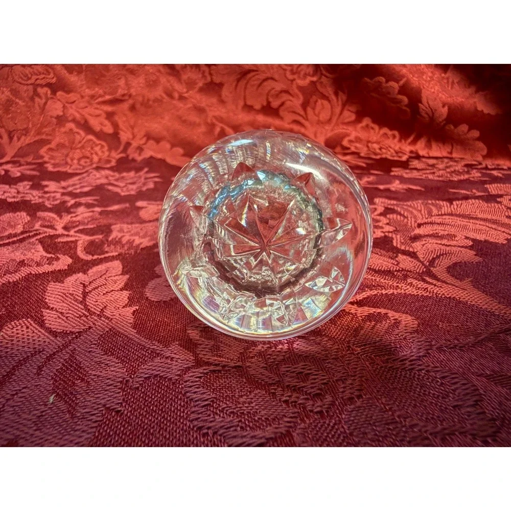 Vintage crystal sugar dish